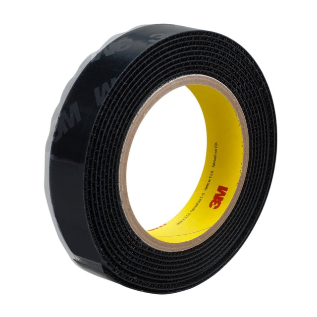 3M SJ3532N Hook Fastener, Black, 5/8 in x 50 yd, 5/32 in Engaged Thickness (7010339843) (4 Pack)