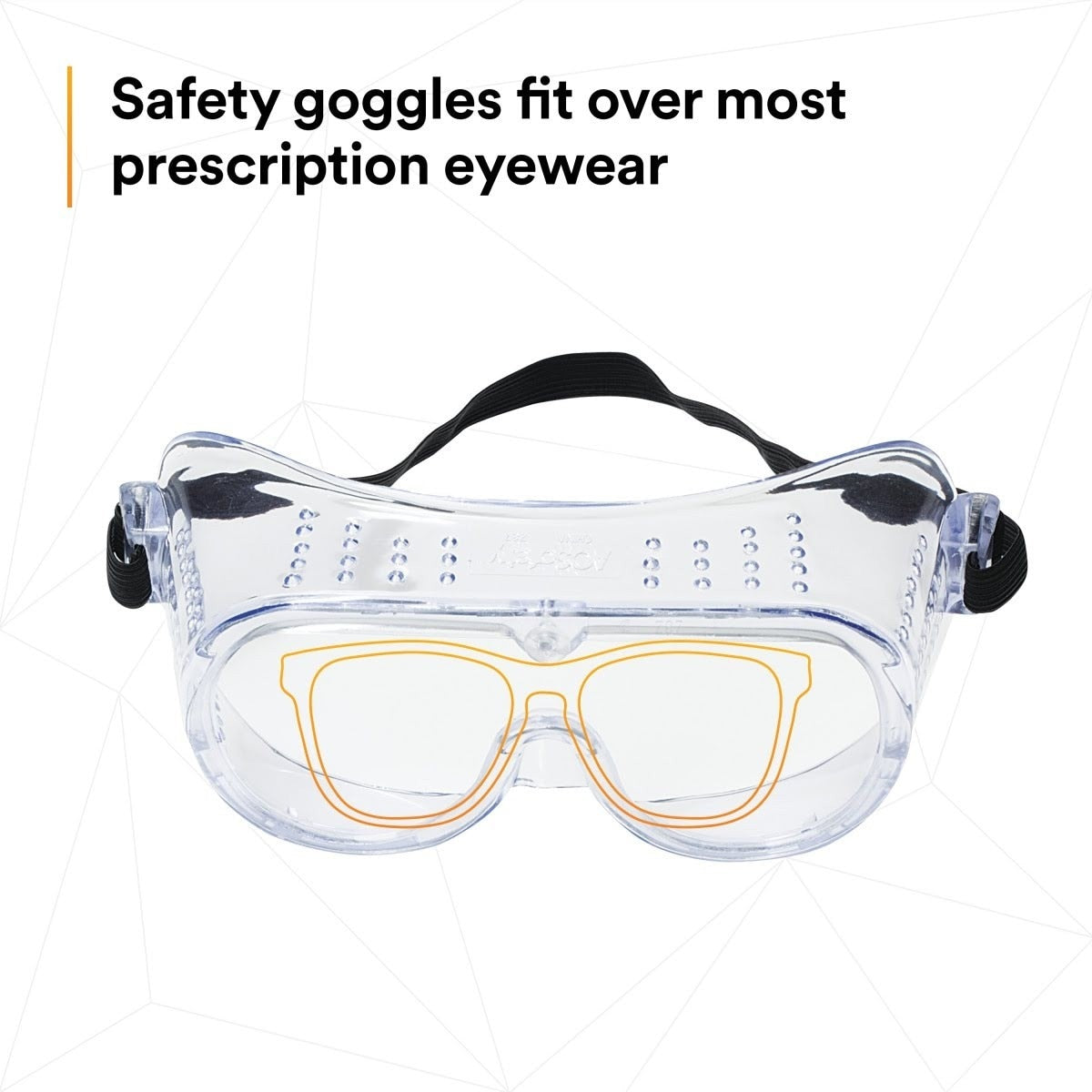 3M Impact Safety Goggles 40650-00000-10 Clear Lens (7010340634) (10 Pack) - 5