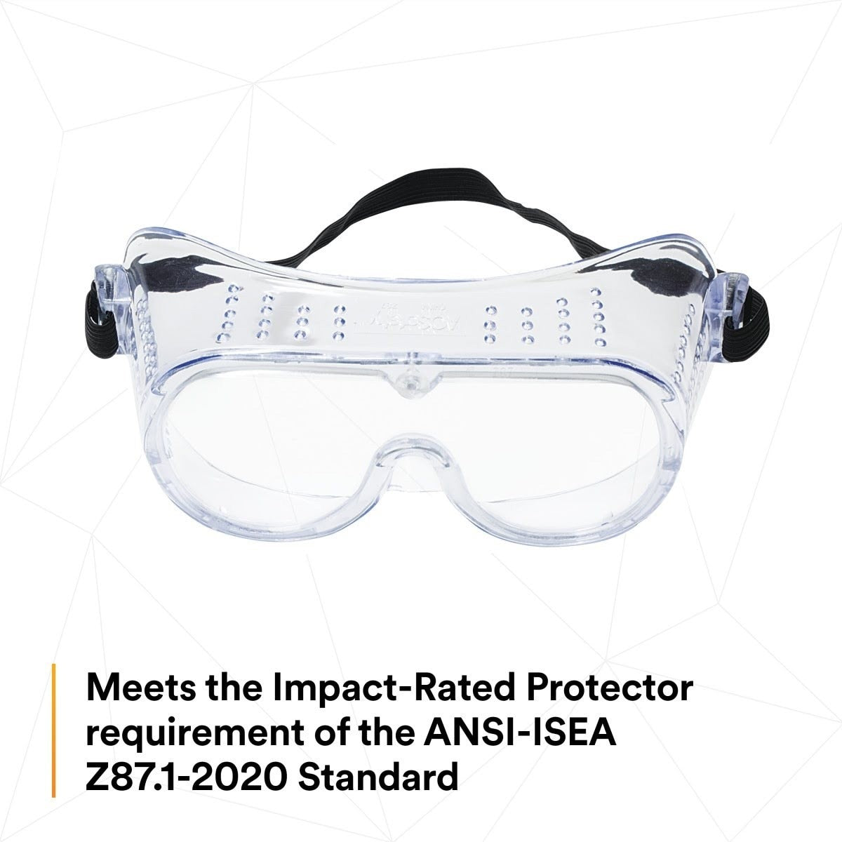 3M Impact Safety Goggles 40650-00000-10 Clear Lens (7010340634) (10 Pack) - 7