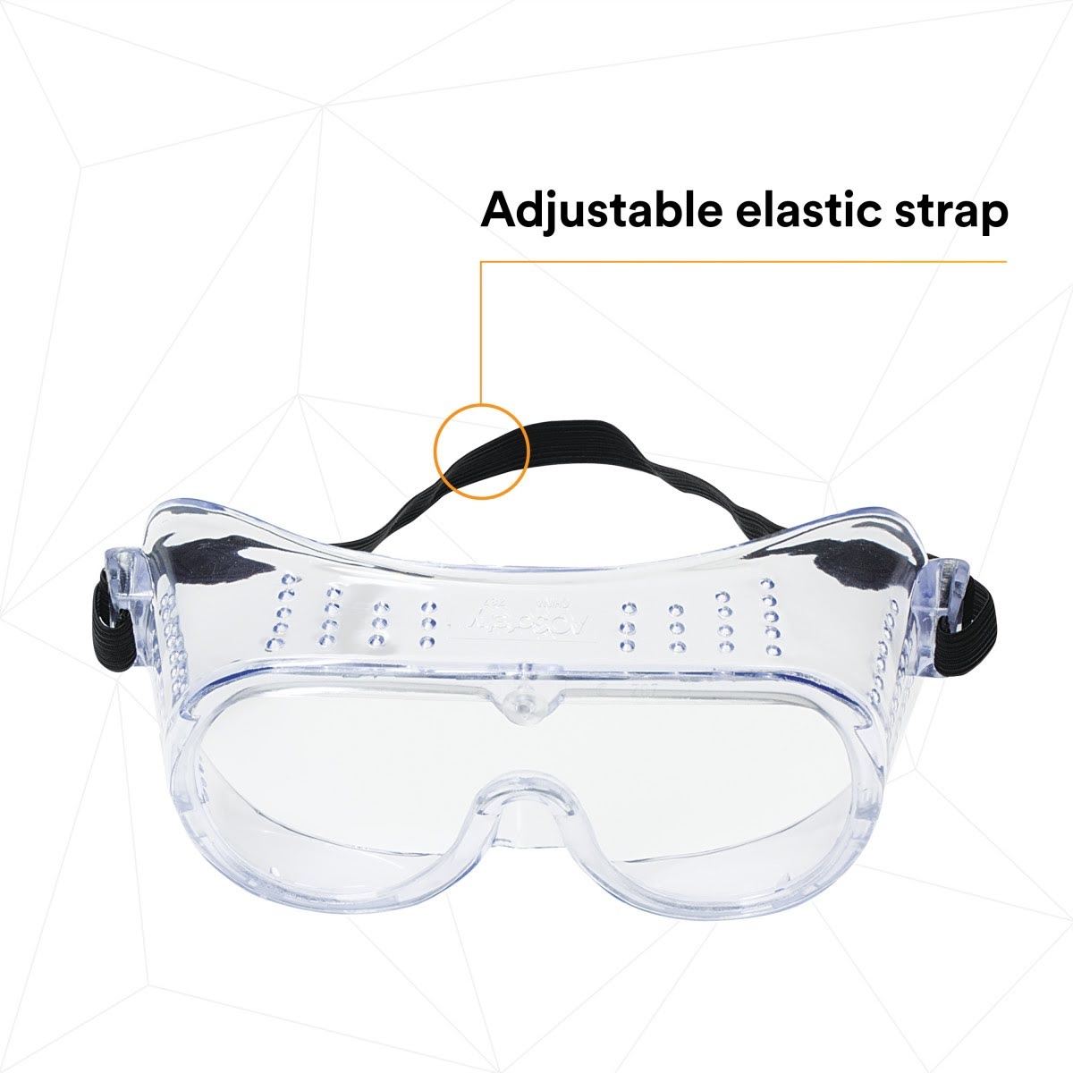 3M Impact Safety Goggles 40650-00000-10 Clear Lens (7010340634) (10 Pack) - 8