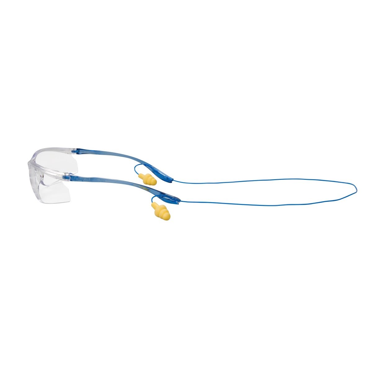 3M 11796-00000-20 Virtua Sport CCS Safety Glasses Clear Anti Fog Anti Scratch Clear Lens Blue Frame Cord Control System (7010340677) (20 Pack)