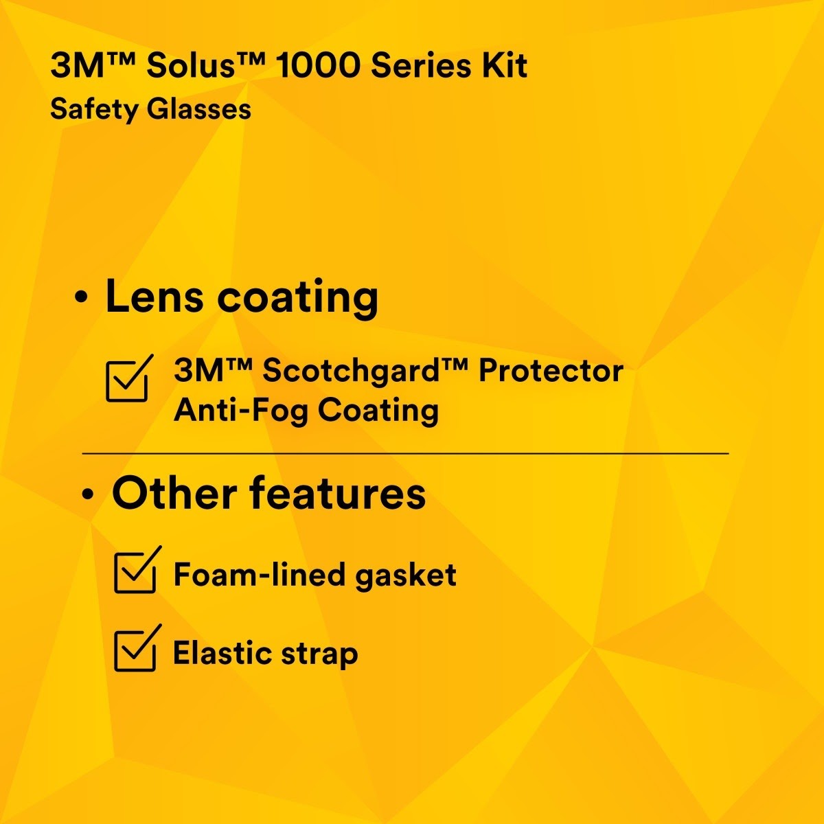 3M S1202SGAF-KT Solus 1000-Series Foam Strap, Green/Black, Grey Scotchgard Anti-fog Lens (7010341346) (20 Pack) - 8