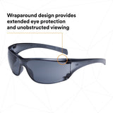 3M 11848-00000-20 Virtua AP Safety Glasses, Anti-Fog Anti-Scratch, Gray Lens, Gray Frame (7010342193) (1 Pair) (20 Pack) - 3
