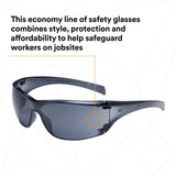 3M 11848-00000-20 Virtua AP Safety Glasses, Anti-Fog Anti-Scratch, Gray Lens, Gray Frame (7010342193) (1 Pair) (20 Pack) - 6