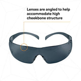 3M SF302AF SecureFit Safety Glasses, Gray Lens (7010342616) (20 Pack) - 5