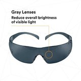 3M SF302AF SecureFit Safety Glasses, Gray Lens (7010342616) (20 Pack) - 6