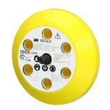 3M 20428 Xtract Hookit Backup Disc Pad, Low Profile Finishing, 6 Hole, Yellow, 3 in, 1/4-20 EXT (7010360095) (10 Pack) - 3