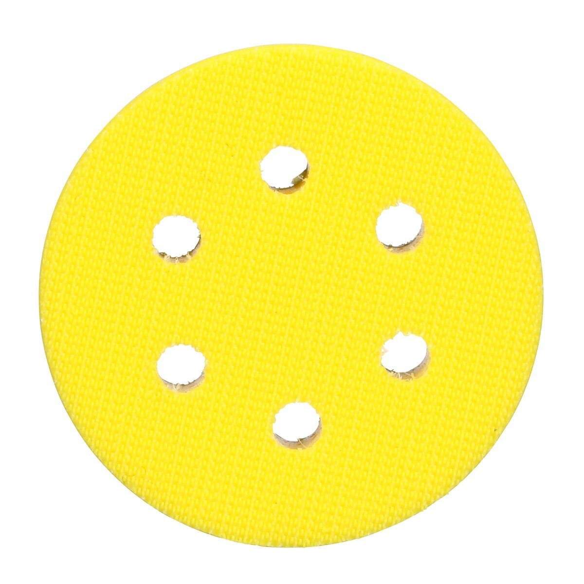 3M 20428 Xtract Hookit Backup Disc Pad, Low Profile Finishing, 6 Hole, Yellow, 3 in, 1/4-20 EXT (7010360095) (10 Pack) - 4