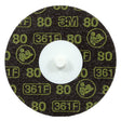 3M 361F Roloc Disc, 80 YF-weight, TR, 4 in, Die R400BB (7010360779) (100 Pack)