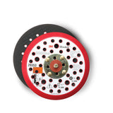 3M 28552 Hookit Low Profile Disc Pad, Red, 5 in x 3/8 in, 5/16-24 External Thread (7010361171) (10 Pack)