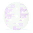 3M 260L 01134 Hookit Red Finishing Film Abrasive Disc, Dust Free, P1200, Red, 6 in (7010362805) (1000 Pack)