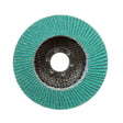 3M 577F Flap Disc, T27, 60 Grit, Alumina Zirconia, Green, 4-1/2 in x 7/8 in (7010363143) (10 Pack)