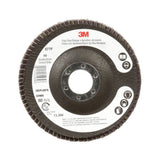 3M 577F Flap Disc, T27, 60 Grit, Alumina Zirconia, Green, 4-1/2 in x 7/8 in (7010363143) (10 Pack) - 2