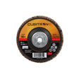 3M 7010363293 Cubitron II Flap Disc 967A, 60+, T29 Quick Change, 4 in x 3/8"-24, Medium Pressure Applications, Light Deburring, Scale Removal, Oxide Removal, Surface Prep (10 Pack)
