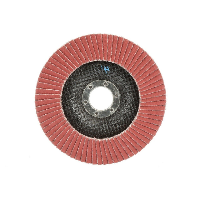 3M 969F Cubitron II Flap Disc, 80+, T29 Quick Change, Precision Shaped Ceramic, Maroon, 7 in x 5/8 in-11 (7010363567) (5 Pack)