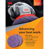 3M 87337 Cubitron II Stikit Film Disc, PSA Multi-Grade 80+ to 220+, Purple, 5 in x NH, 3 mil (7010363665) (300 Pack) - 2
