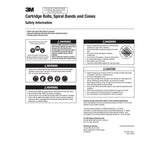 3M 341D Cubitron Cartridge Roll , 1/2 in x 1-3/4 in x 1/4 in, 80 X-Weight (7010363995) (100 Pack) - 2