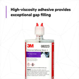 3M Universal Adhesive Black-3 Two-Part Urethane High Viscosity Gap Filling 200 mL Cartridge (08223) (7010364210) (6 Pack) - 3