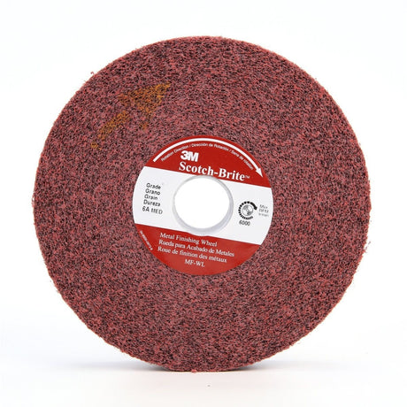 3M Scotch-Brite Metal Finishing Convolute Wheel, MF-WL, 4A Coarse, Maroon, 12 in x 2 in x 5 in (7010364488) (10 Pack)