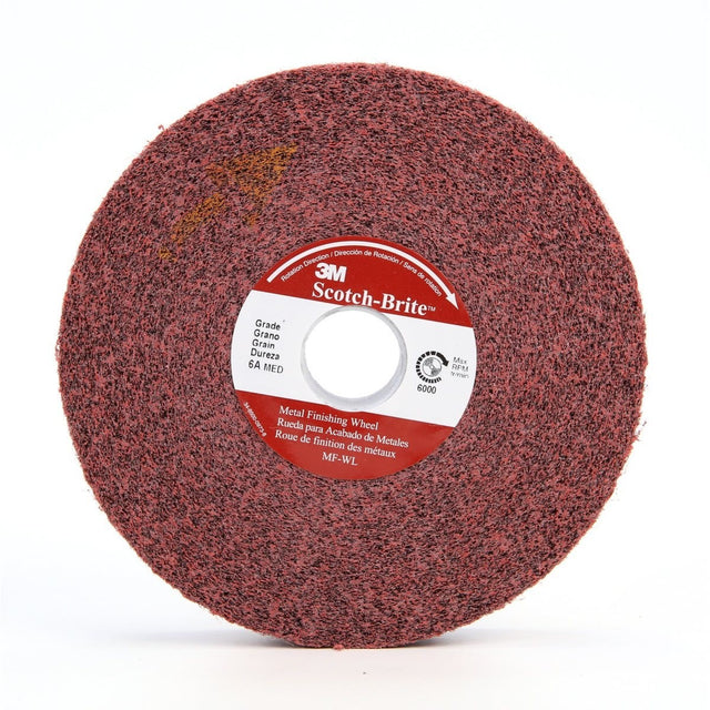 3M Scotch-Brite Metal Finishing Convolute Wheel, MF-WL, 4A Coarse, Maroon, 12 in x 2 in x 5 in (7010364488) (10 Pack)