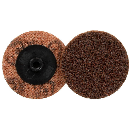 3M SC-DS Scotch-Brite Roloc Surface Conditioning Disc, Aluminum Oxide Coarse, Brown, TS, 2 in (7010364510) (200 Pack)