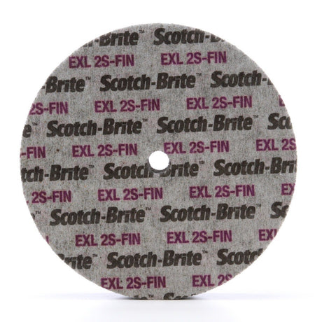 3M XL-UW Scotch-Brite EXL Unitized Wheel, 2S Fine, 6 in x 1/4 in x 5/8 in (7010364573) (8 Pack)