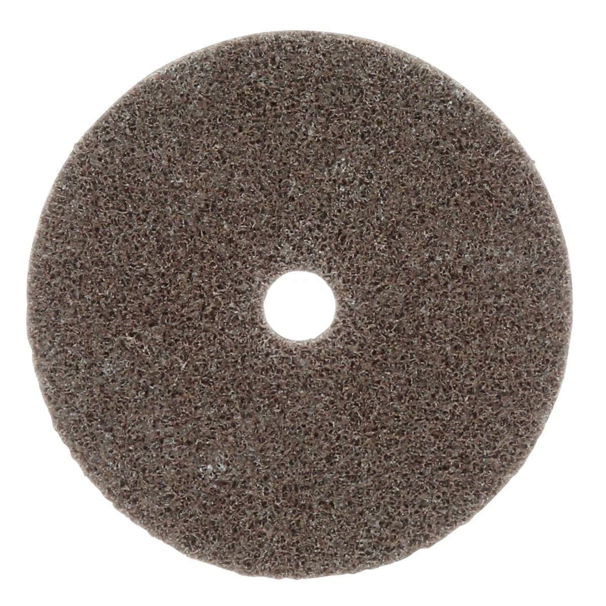 3M XL-UW Scotch-Brite EXL Unitized Wheel, 6A Fine, Aluminum Oxide, Tan, 3 in x 1/2 in x 1/4 in (7010364579) (20 Pack)