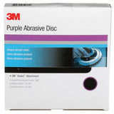3M 740I 01745 Hookit Disc, 8 in, 36E, Purple (7010364829) (100 Pack) - 7