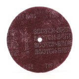 3M HS-DC Scotch-Brite High Strength Disc, A/O Medium, Maroon, 12 in x 7/8 in (7010365095) (25 Pack)