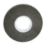 3M CF-FB Scotch-Brite Finishing Flap Brush, 8 in x 2 in x 3 in, 5S VFN, Gray, Very Fine, Center Hole (7010365596) (2 Pack)