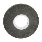 3M CF-FB Scotch-Brite Finishing Flap Brush, 8 in x 2 in x 3 in, 5S VFN, Gray, Very Fine, Center Hole (7010365596) (2 Pack)