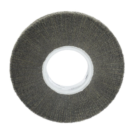 3M CF-FB Scotch-Brite Finishing Flap Brush, 8 in x 2 in x 3 in, 5S VFN, Gray, Very Fine, Center Hole (7010365596) (2 Pack)