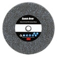3M DP-UW Scotch-Brite Deburr & Finish PRO Unitized Wheel, 6C Medium+, 4 in x 1 in x 1/4 in (7010365692) (5 Pack)