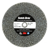 3M DP-UW Scotch-Brite Deburr & Finish PRO Unitized Wheel, 4C Medium+, 3 in x 1/4 in x 1/4 in (7010365693) (40 Pack)