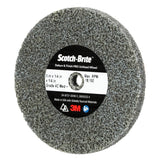 3M DP-UW Scotch-Brite Deburr & Finish PRO Unitized Wheel, 4C Medium+, 3 in x 1/4 in x 1/4 in (7010365693) (40 Pack) - 2