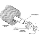 3M Scotch-Brite High Strength Flap Brush, 8 in x 1 in x 3 in 5A MED (7010366465) (3 Pack) - 2