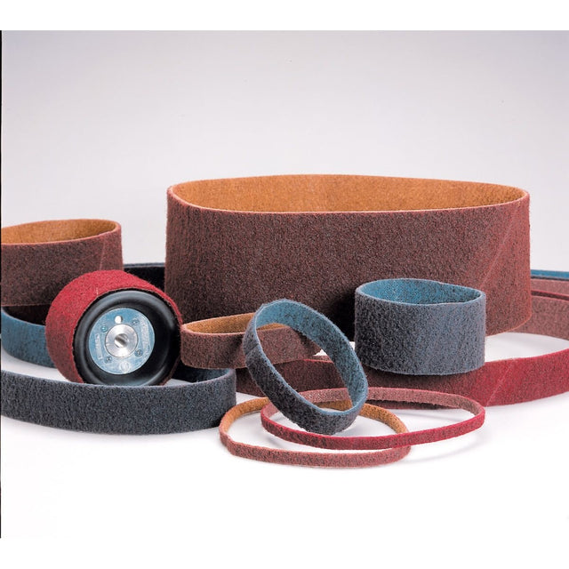 3M 885095 Surface Conditioning FE Belt, 1/2 in x 18 in, VFN, Blue, Aluminum Oxide (7010368289) (10 Pack)