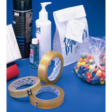 3M 5910 Utility Grade Light Duty Packaging Tape, Clear, High Conformability, 1/2 in x 2592 in (7010372145) (72 Pack) - 2