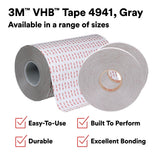 3M 4941 Double Sided Acrylic Foam Tape Gray 1 1/2 in x 36 yd 45 mil (7010373143) (6 Pack) - 8