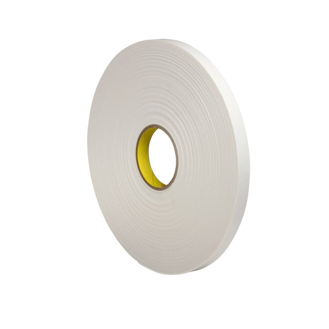 3M 4104 Urethane Foam Tape, Natural, 2 in x 18 yd, 250 mil (7010373248) (6 Pack)