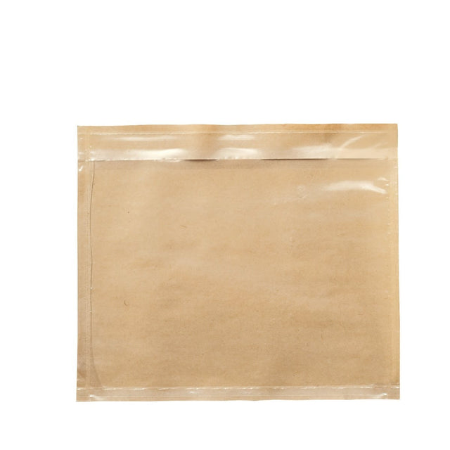 3M NP9 Non-Printed Packing List Envelope, Clear Top-Loaded Polyethylene, 7 in x 6 in (7010373283) (1000 Pack)
