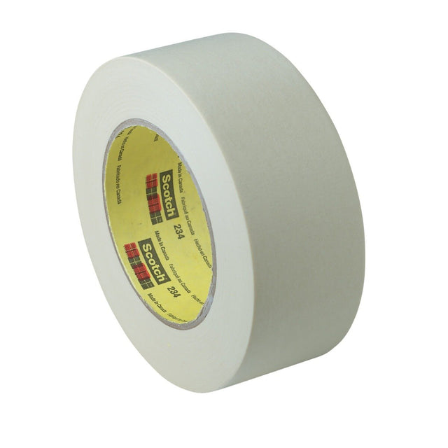 3M 234 General Purpose Masking Tape, Tan, 9 mm x 55 m, 5.9 mil (7010373307) (96 Pack)