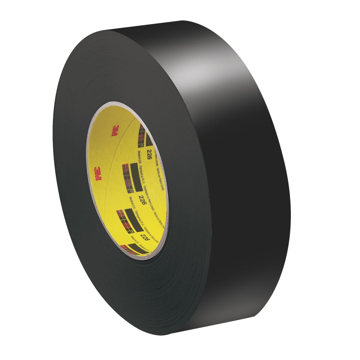 3M 226 Scotch Solvent Resistant Masking Tape, Black, 10.6 mil, 1/2 in x 60 yd (7010373496) (72 Pack) - 4