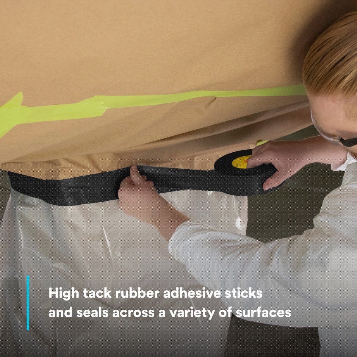 3M 226 Scotch Solvent Resistant Masking Tape, Black, 10.6 mil, 1/2 in x 60 yd (7010373496) (72 Pack) - 6