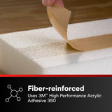 3M 9485PC Adhesive Transfer Tape, Clear, 1 1/4 in x 60 yd, 5 mil (7010373729) (12 Pack) - 8