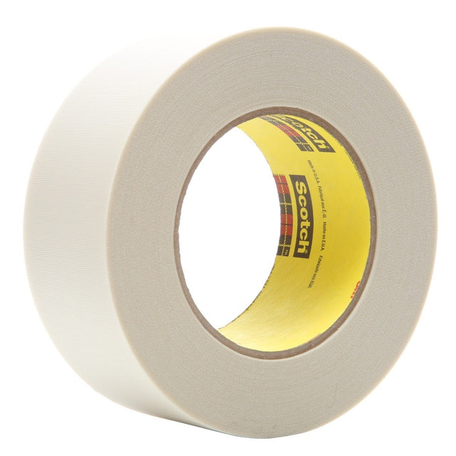 3M 361 Glass Cloth Tape, White, 2 in x 60 yd, 6.4 mil (7010374276) (24 Pack)