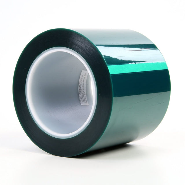 3M 8992 Polyester Tape, Green, 3.2 mil, 4 in x 72 yd (7010374930) (8 Pack)