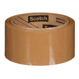 3M 371 Scotch Box Sealing Tape, Tan, 48 mm x 50 m (7010374971) (36 Pack) - 2