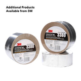 3M 3380 Aluminum Foil Tape, Silver, 72 mm x 45 m, 3.25 mil (7010375681) (16 Pack) - 7