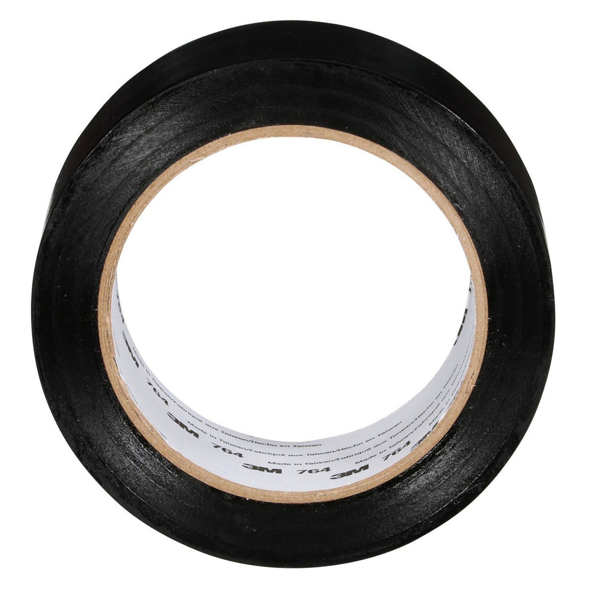 3M 764 Black General Purpose Vinyl Tape, 3 in x 36 yd, 5 mil (7010376163) (540Pack) - 4